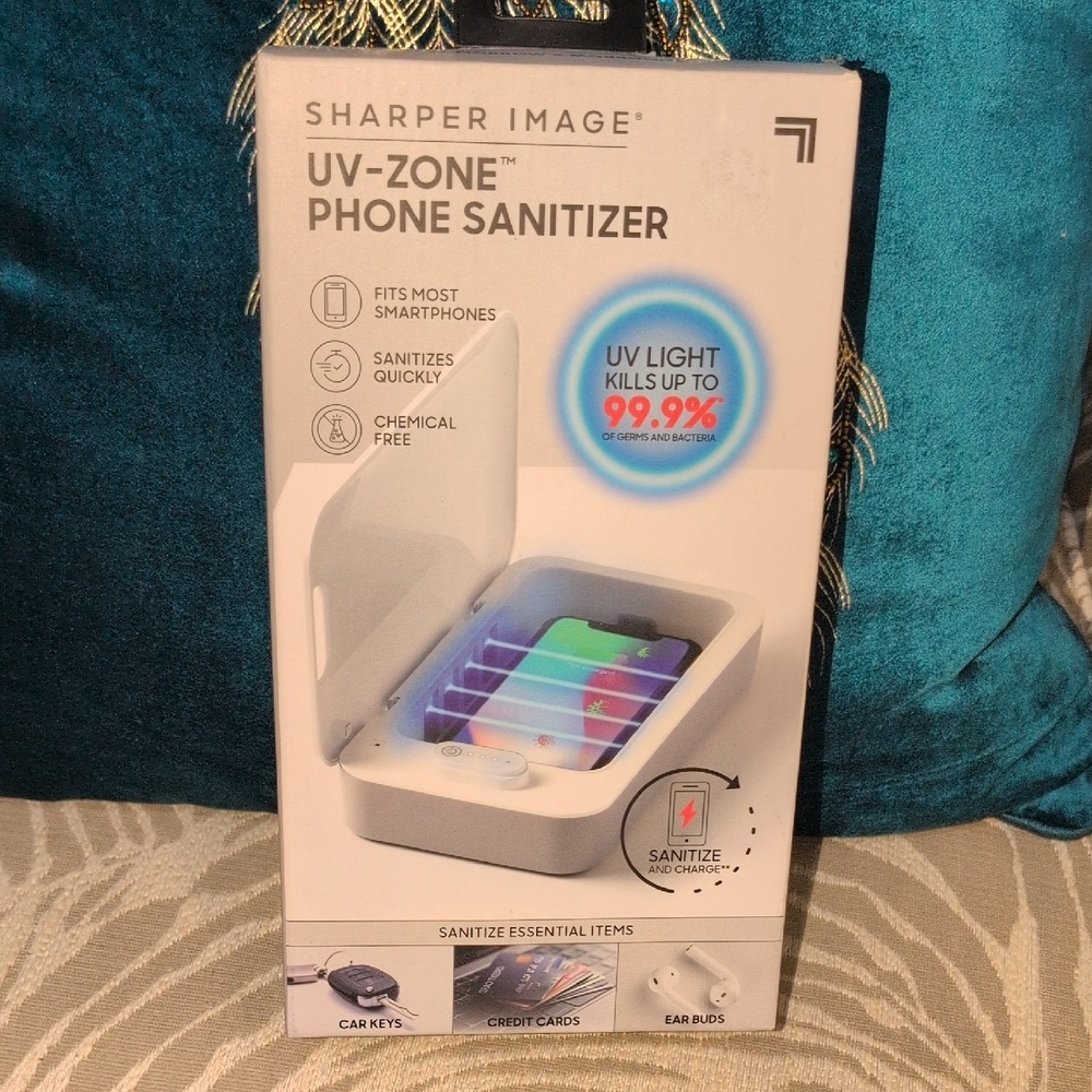 Sharper Image UV-Zone Sanitizer with Blue Light
